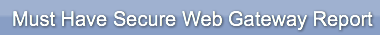 Must Have Secure Web Gateway Report