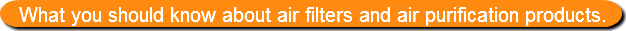 What you should know about air filters a