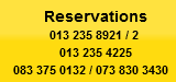            Reservations           013 23