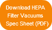 download-hepa-filter-vacuums-spec-sheet