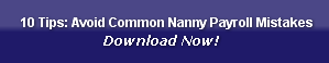 10 Tips: Avoid Common Nanny Payroll Mist